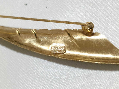 Dior Dior Feather Brooch Brooch