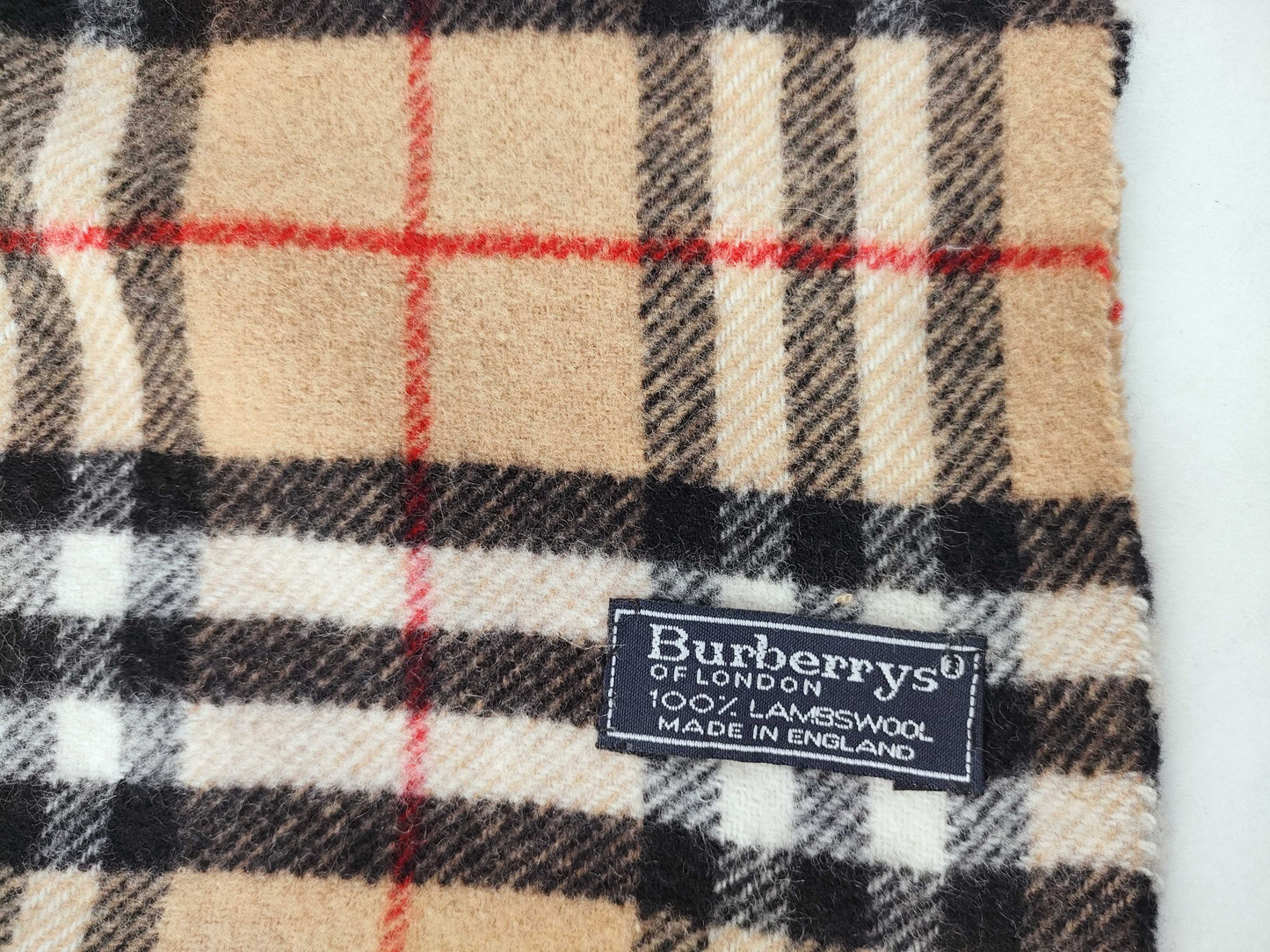 BURBERRY Berberry Check Scarf with Tag Other Accessories