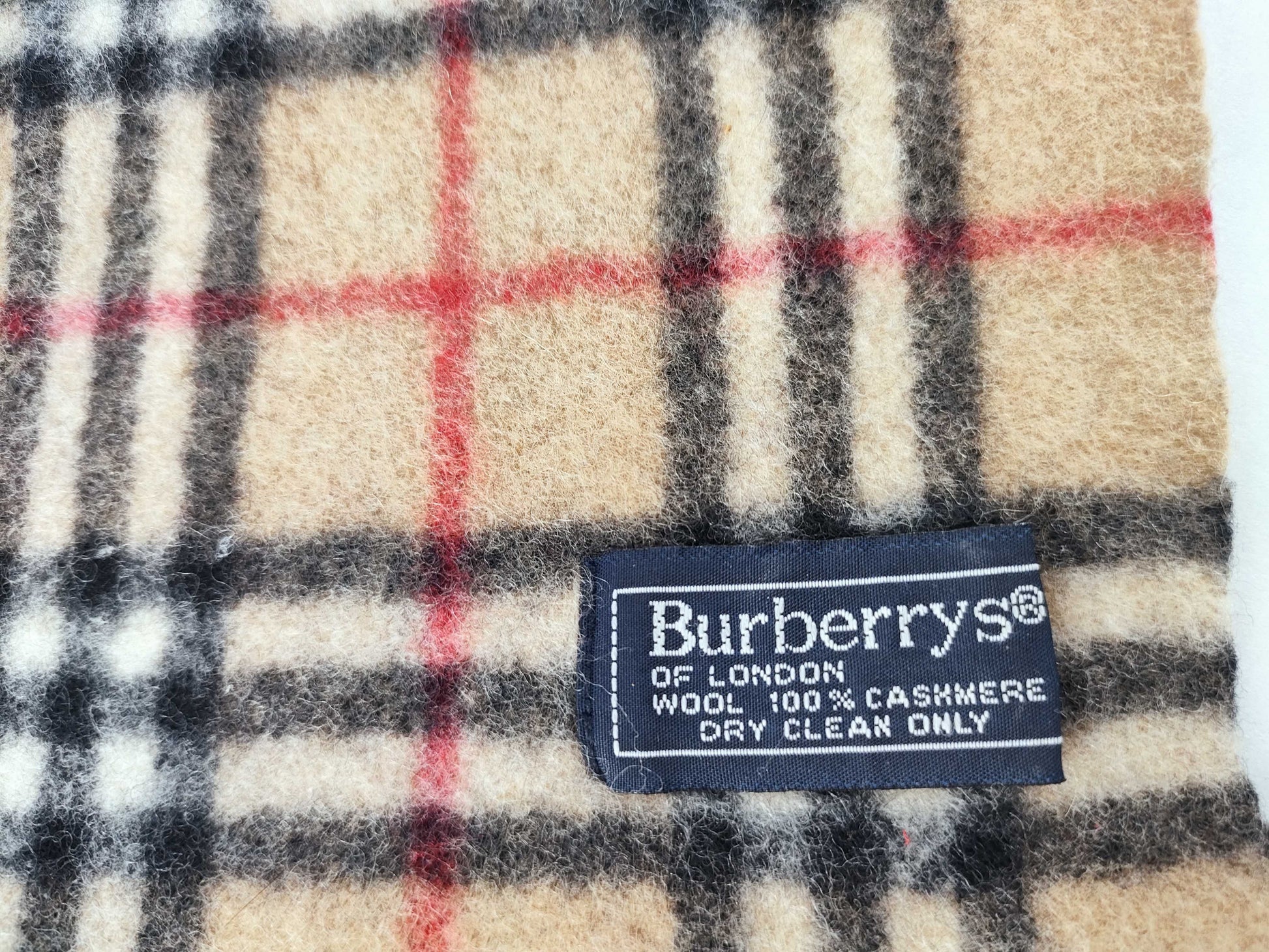BURBERRY Berberry Check Scarf with Tag Other Accessories