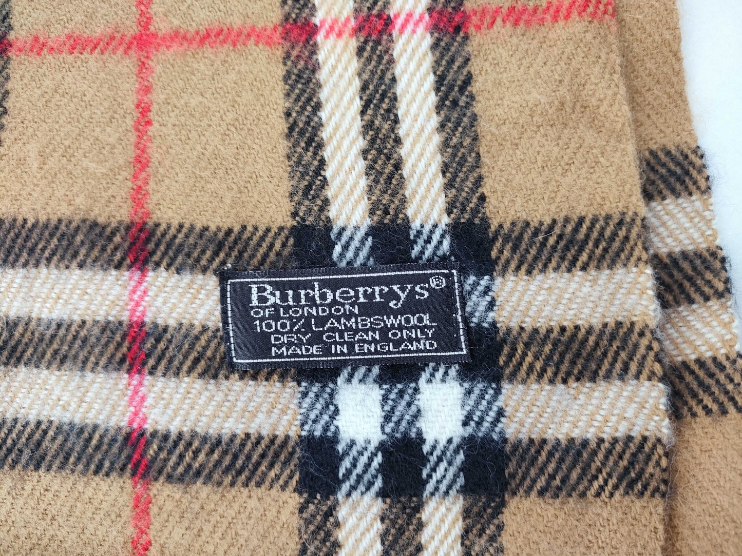 BURBERRY Berberry Check Scarf with Tag Other Accessories