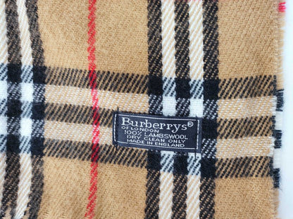 BURBERRY Berberry Check Scarf with Tag Other Accessories