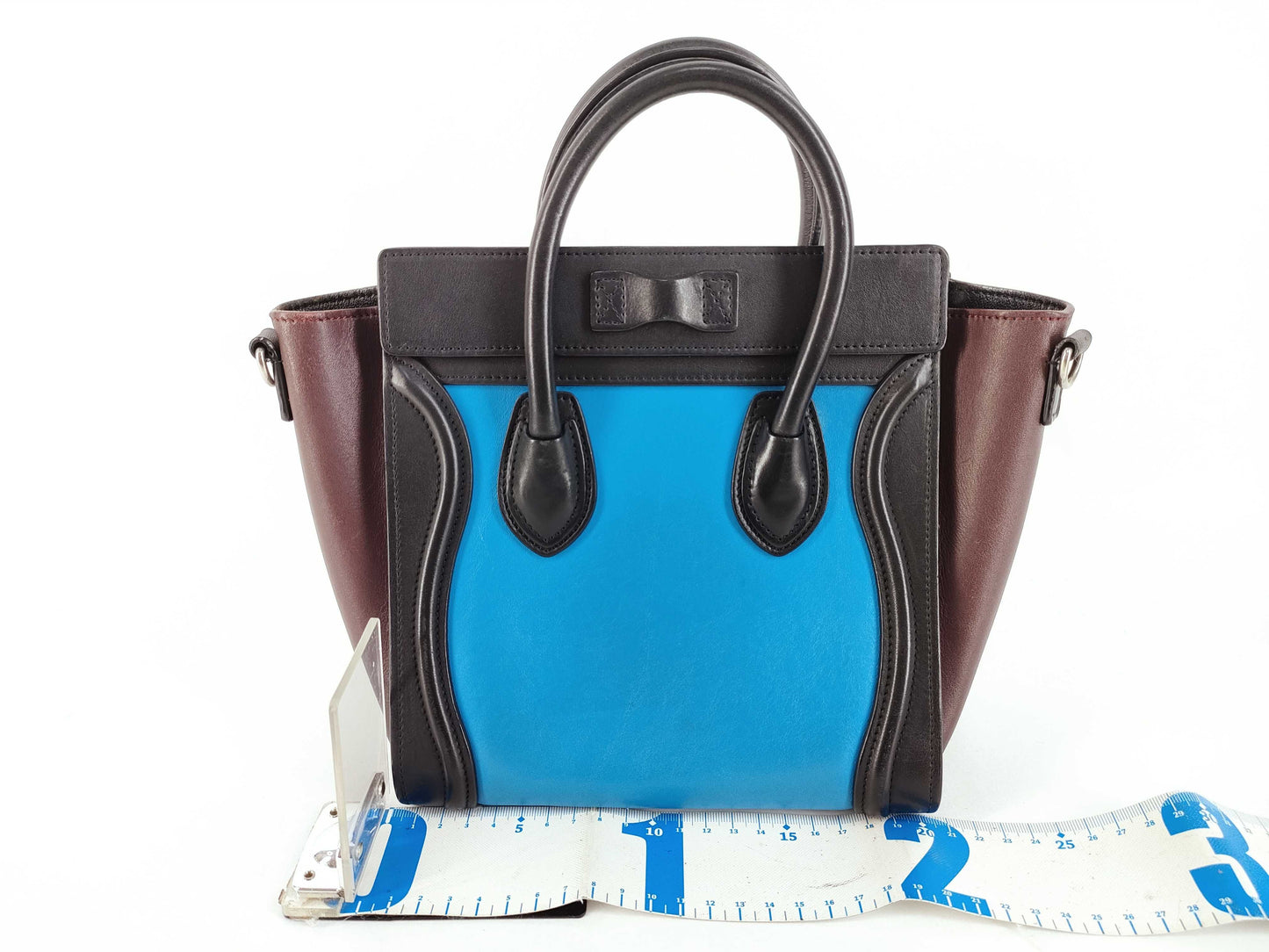 CELINE Luggage Nano Shopper Handbag Leather Handbag