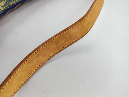 LOUIS VUITTON Monogram Denim Baggy GM Shoulder Bag M95045, Serial Number Unclear, Replacement Shoulder Strap
