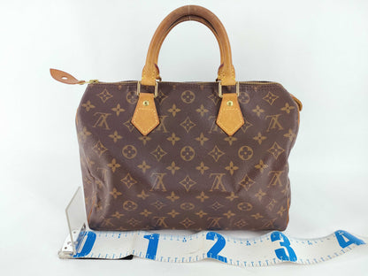 LOUIS VUITTON Monogram Speedy 30 Boston Bag M41526 TH0032