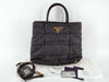 PRADA Nylon PRADA BN1596 2-Way Bag Black Handbag
