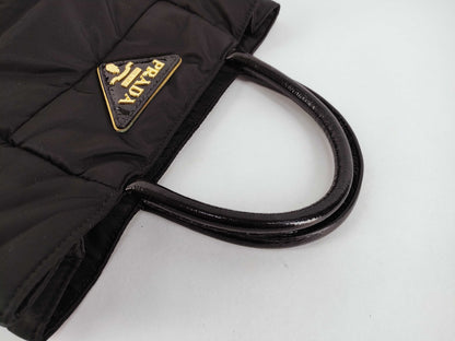 PRADA Nylon PRADA BN1596 2-Way Bag Black Handbag