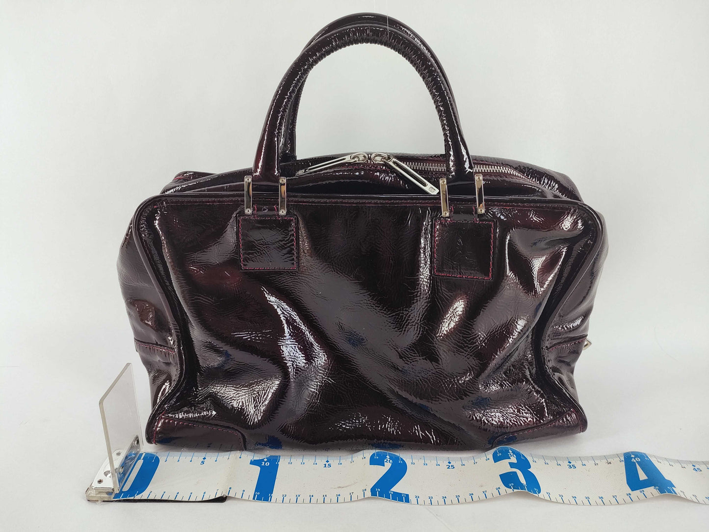LOEWE Amazona Brown Boston Bag
