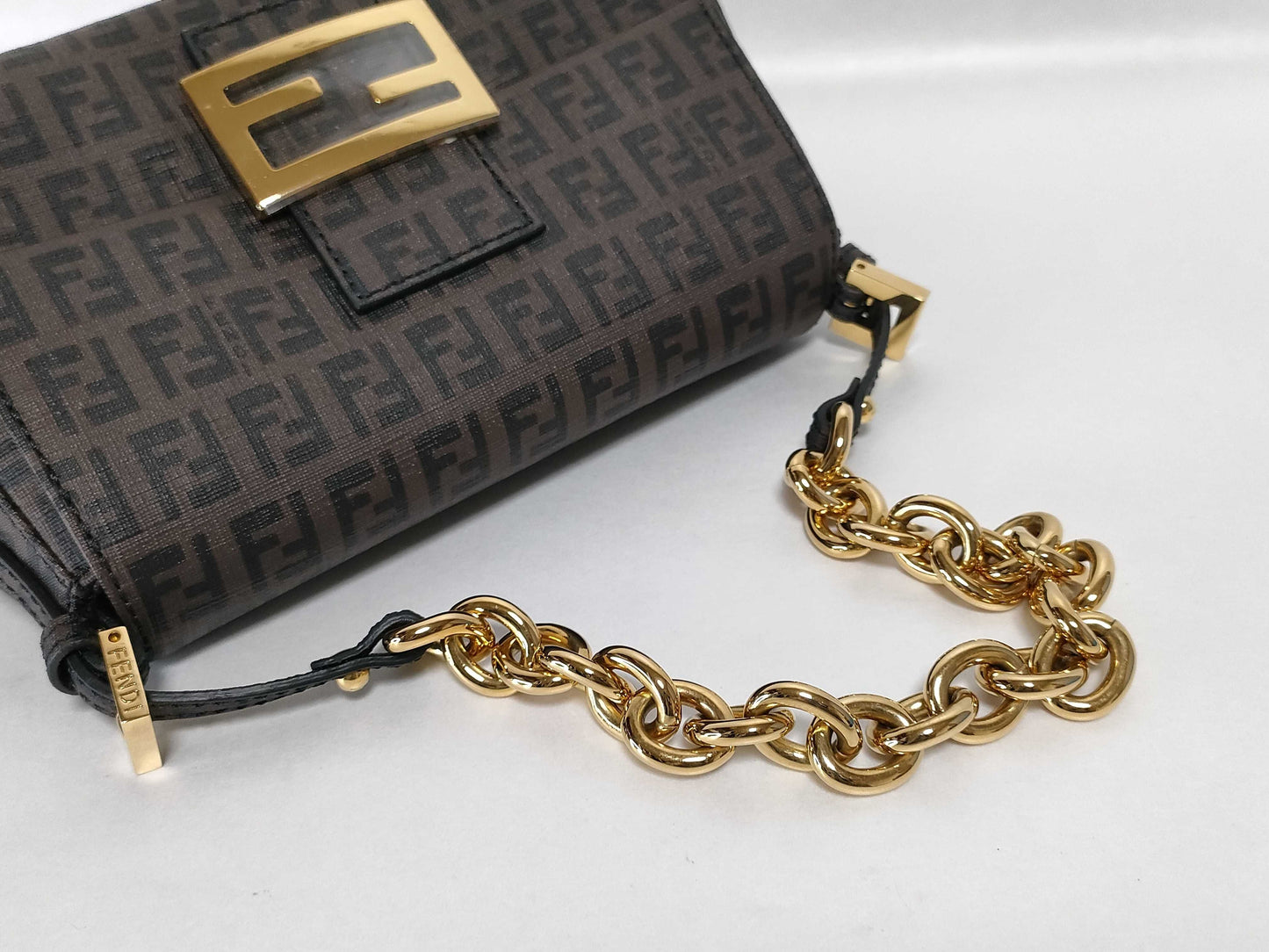 FENDI Zucca Print Zucchino PVC Handbag