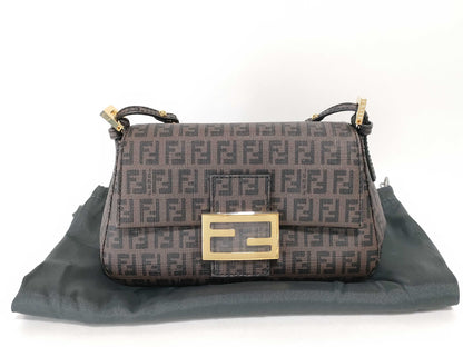 FENDI Zucca Print Zucchino PVC Handbag