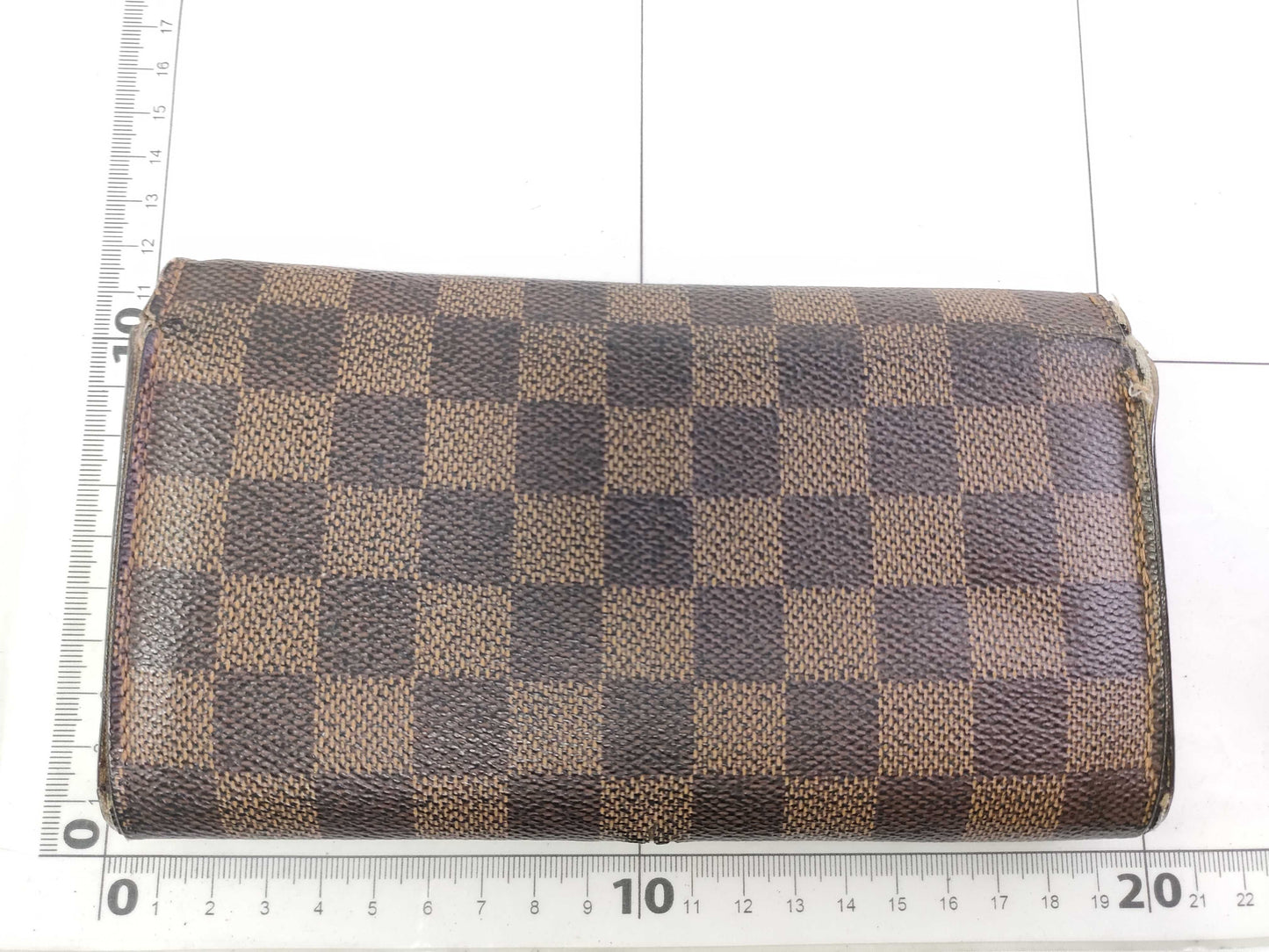 LOUIS VUITTON Damier Damier Portefeuille Sarah Wallet N61734/CA0025