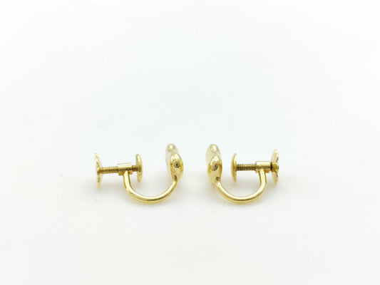 Tiffany & Co. Beans Yellow Gold 750 4.2g Earrings 