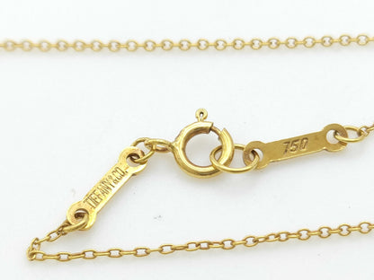 Tiffany & Co. Starfish Necklace in Yellow Gold 750, 3.2g 