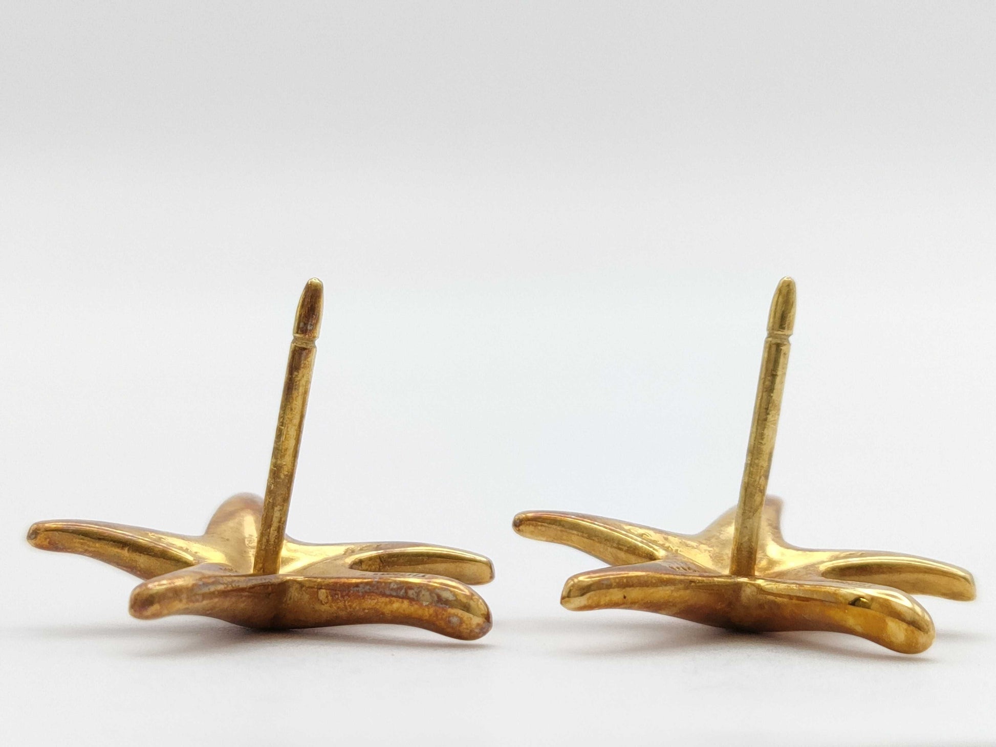 Tiffany & Co. Starfish YG 750/18K 4.4g Earrings 