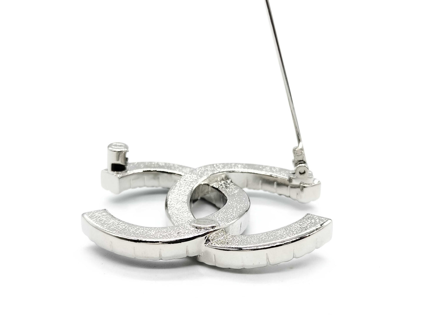 CHANEL Coco Mark Chanel Brooch Logo Coco Mark CC Mark Pin Badge Rhinestone Brooch