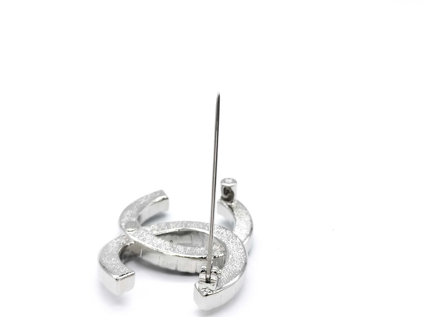 CHANEL Coco Mark Chanel Brooch Logo Coco Mark CC Mark Pin Badge Rhinestone Brooch