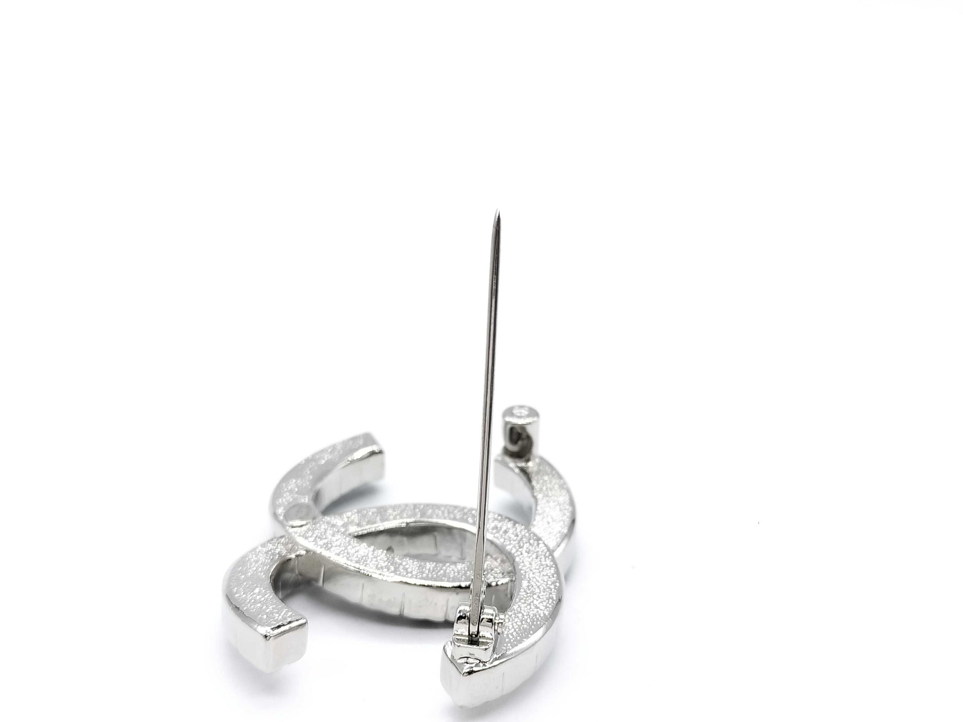 CHANEL Coco Mark Chanel Brooch Logo Coco Mark CC Mark Pin Badge Rhinestone Brooch