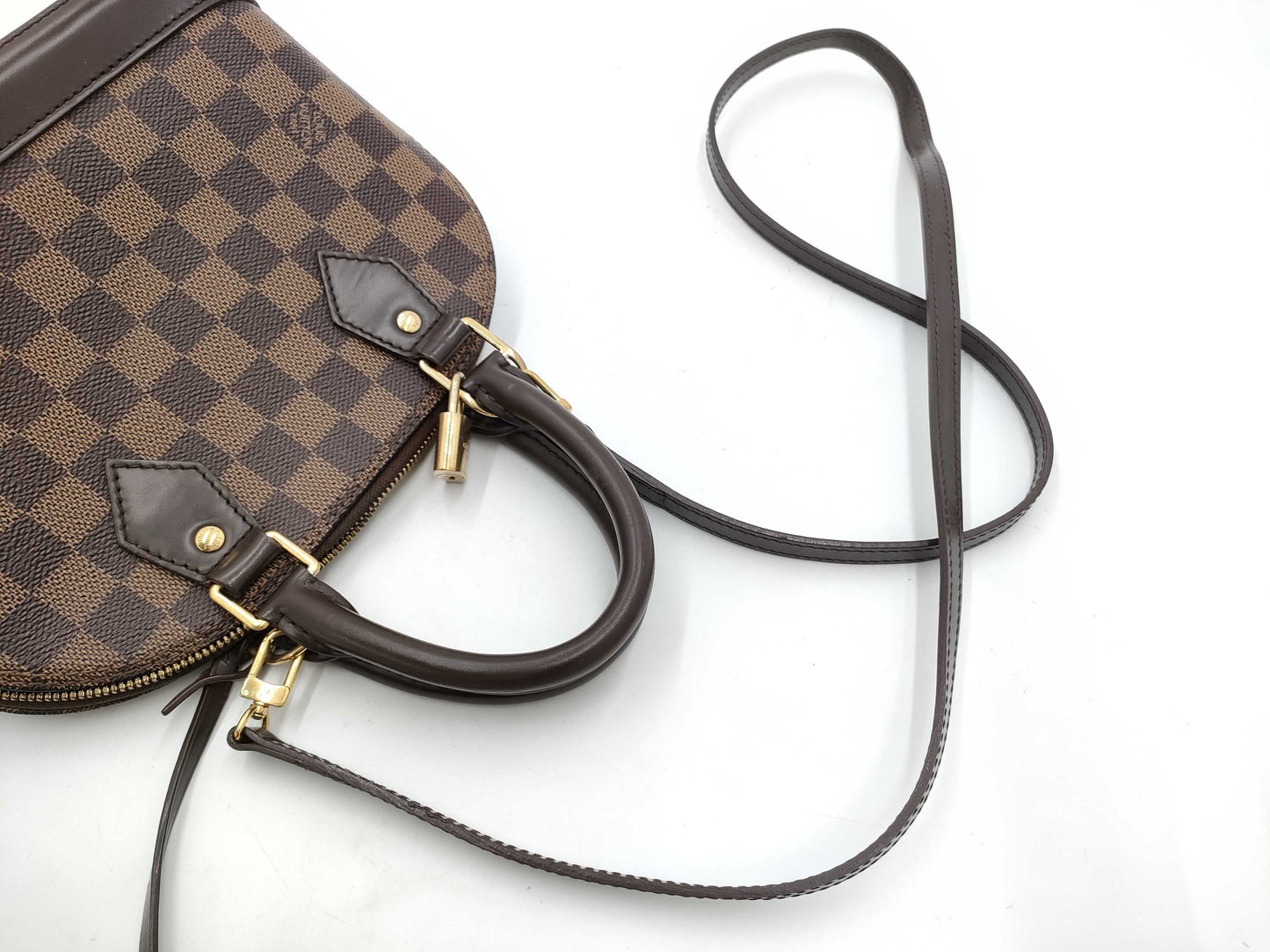 LOUIS VUITTON Damier Alma BB Shoulder Bag Handbag