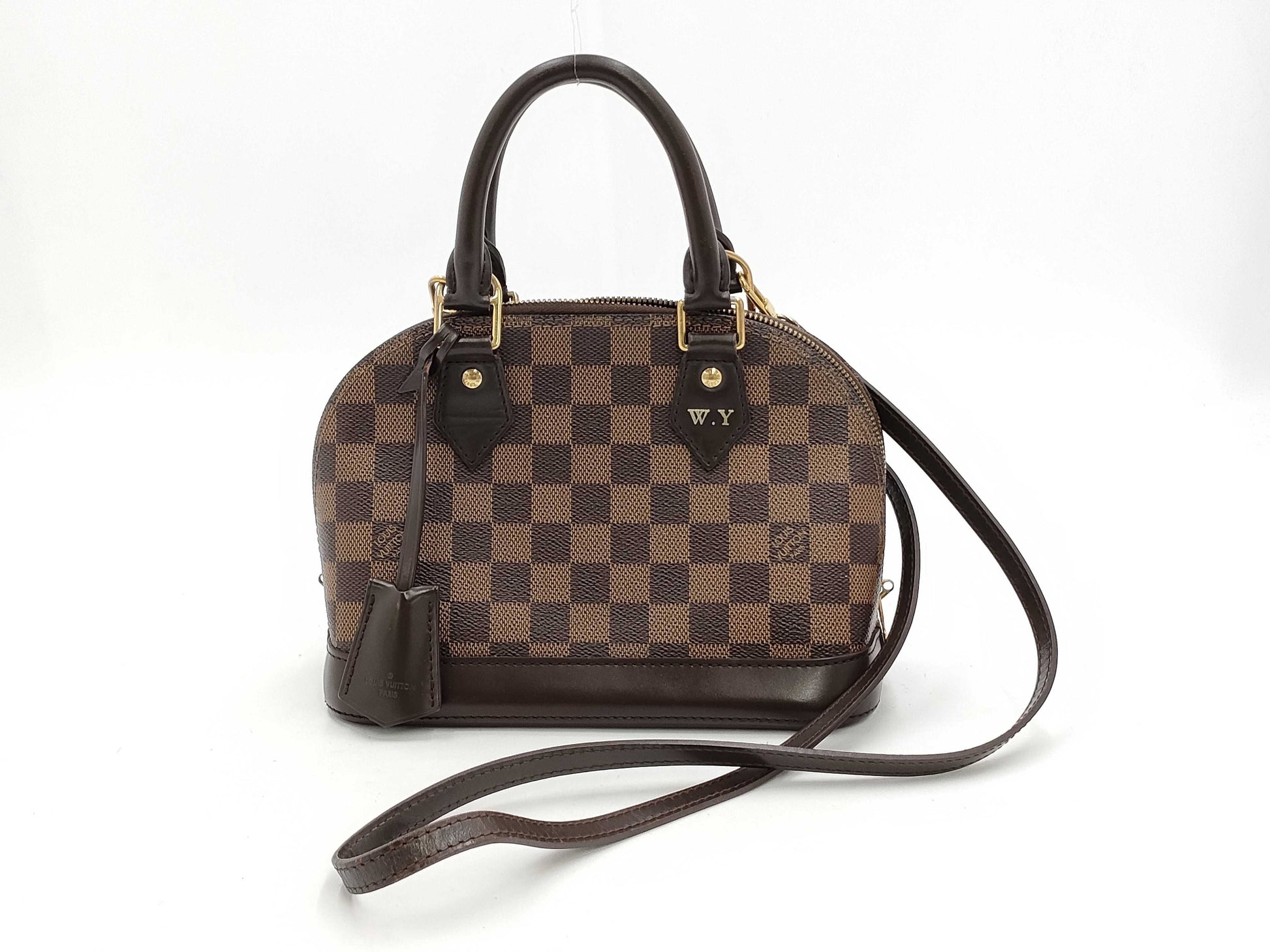 LOUIS VUITTON Damier Alma BB Shoulder Bag Handbag