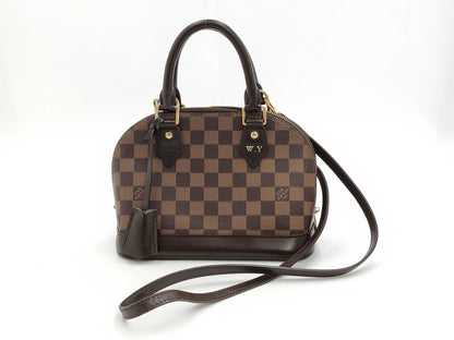 LOUIS VUITTON Damier Alma BB Shoulder Bag Handbag