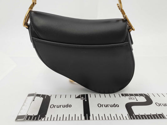 Dior Oblique Saddle Bag Canvas Shoulder Bag Handbag