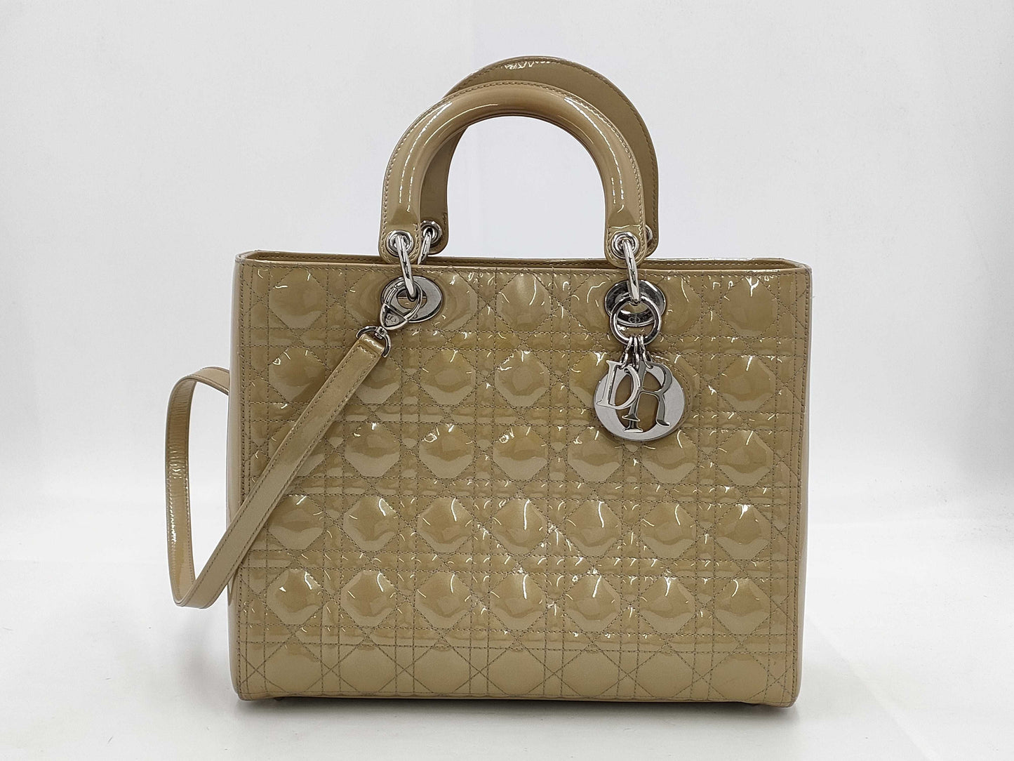 Dior Lady Dior Enamel Bag