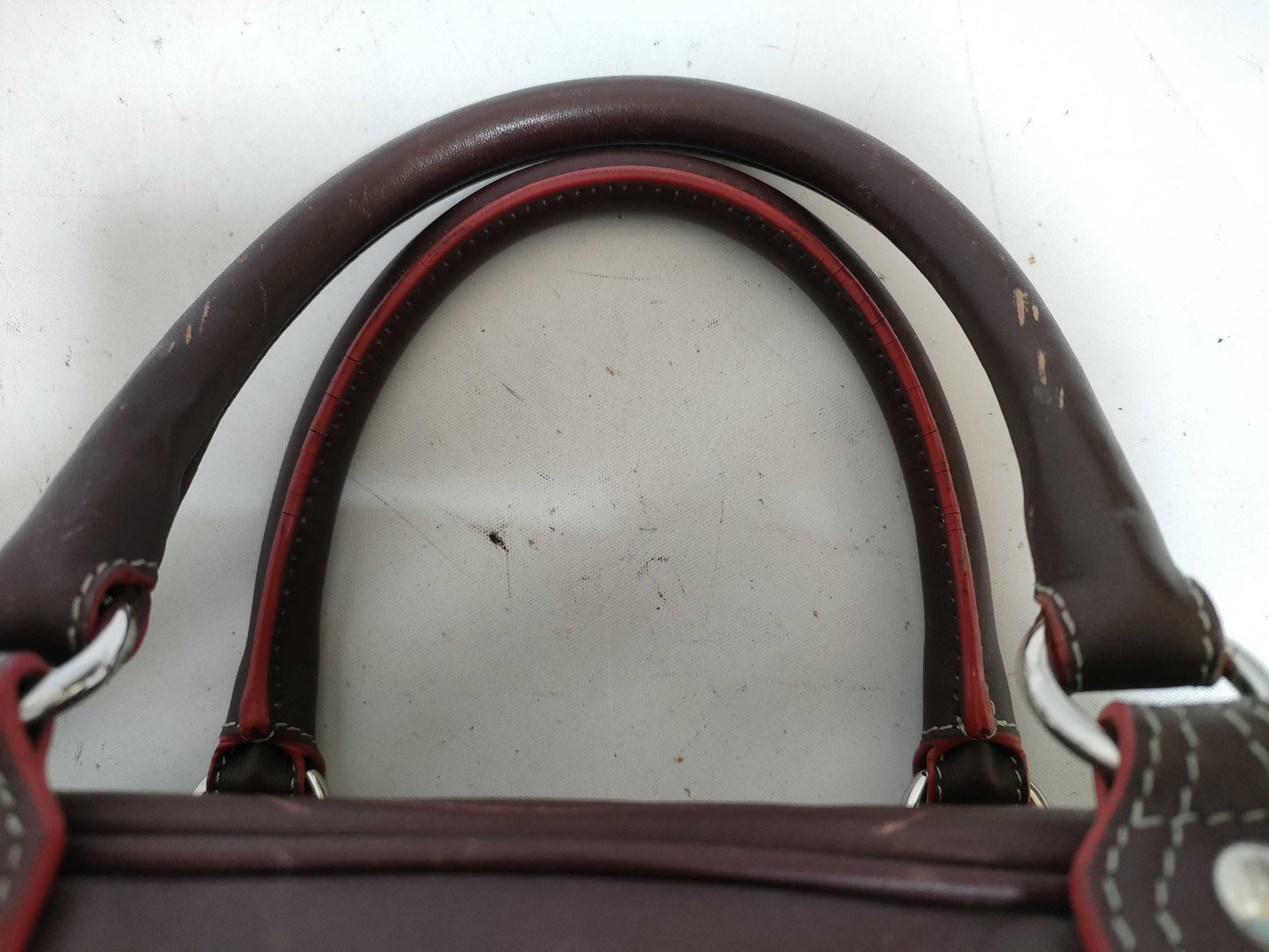 LOEWE Repeat Anagram Suede Handbag