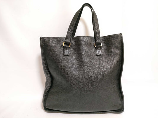 PRADA Vitello Dino Tote Bag, Black