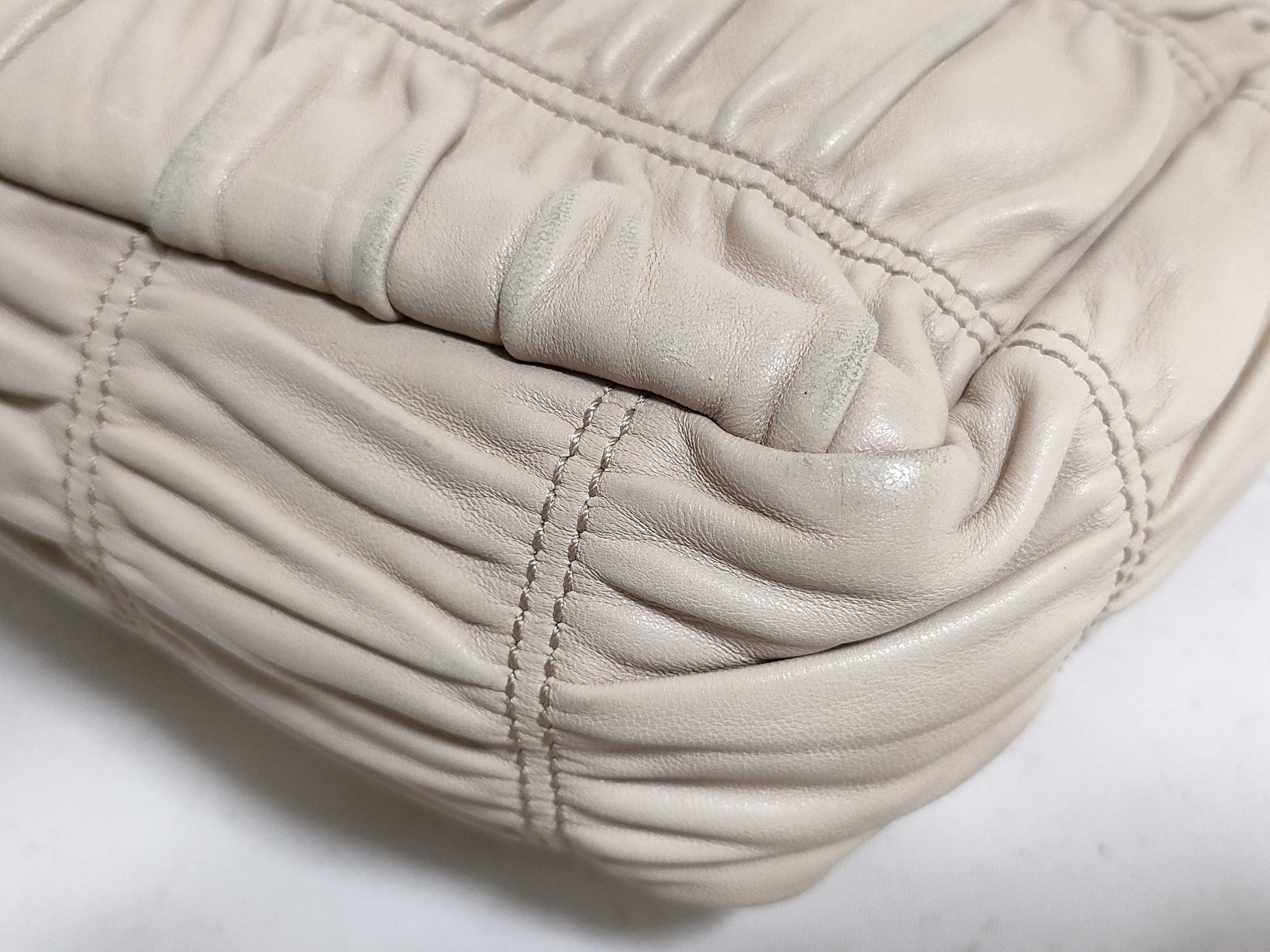 PRADA Gathered Chain Shoulder Bag Shoulder Bag