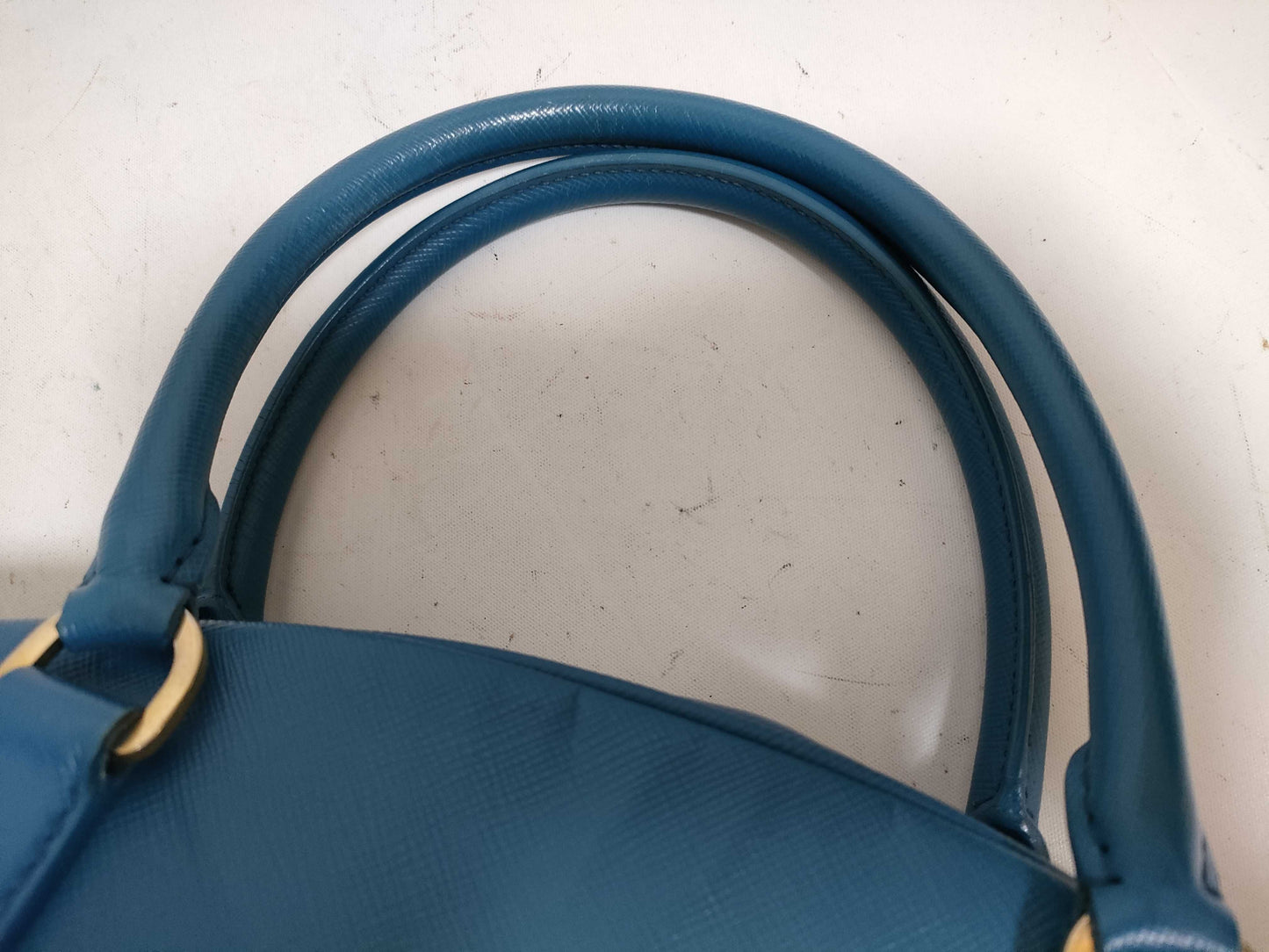PRADA Saffiano Bowling Bag Handbag