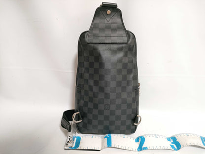 LOUIS VUITTON Damier Graphite Louis Vuitton Damier Graphite Avenue Sling N41719 Shoulder Bag