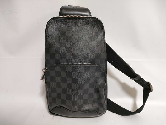 LOUIS VUITTON Damier Graphite Louis Vuitton Damier Graphite Avenue Sling N41719 Shoulder Bag