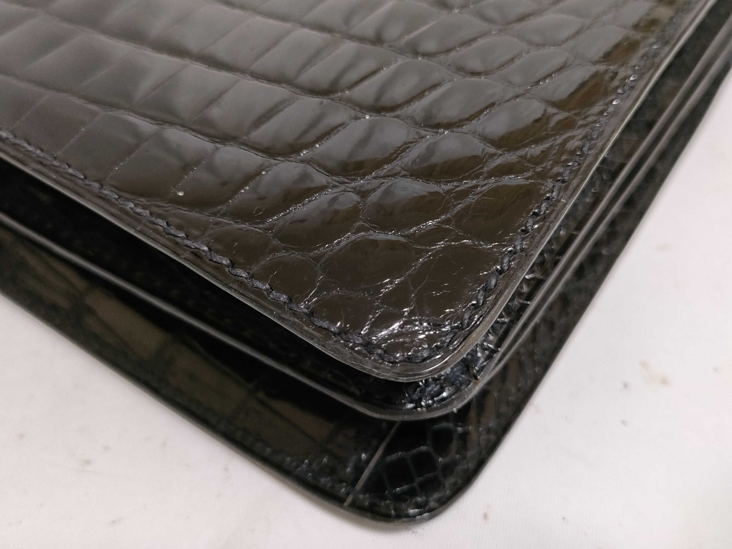 Morabito Shining Crocodile Vendome Handbag