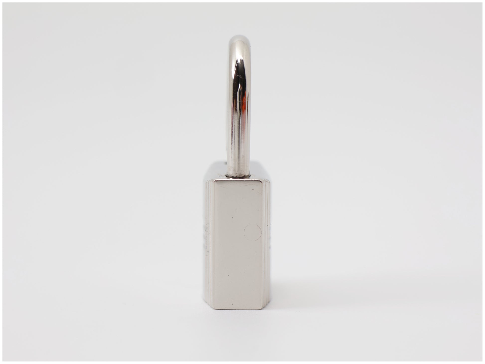 HERMES HERMES Cadena & Key Set 110 Silver Charm with Cord