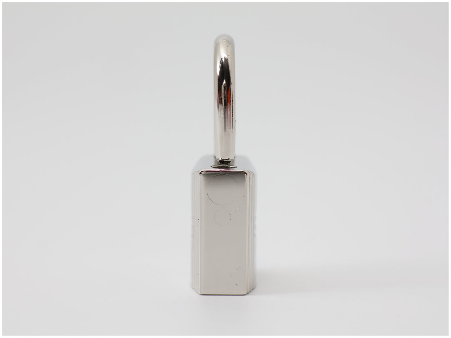 HERMES HERMES Cadena & Key Set 110 Silver Charm with Cord