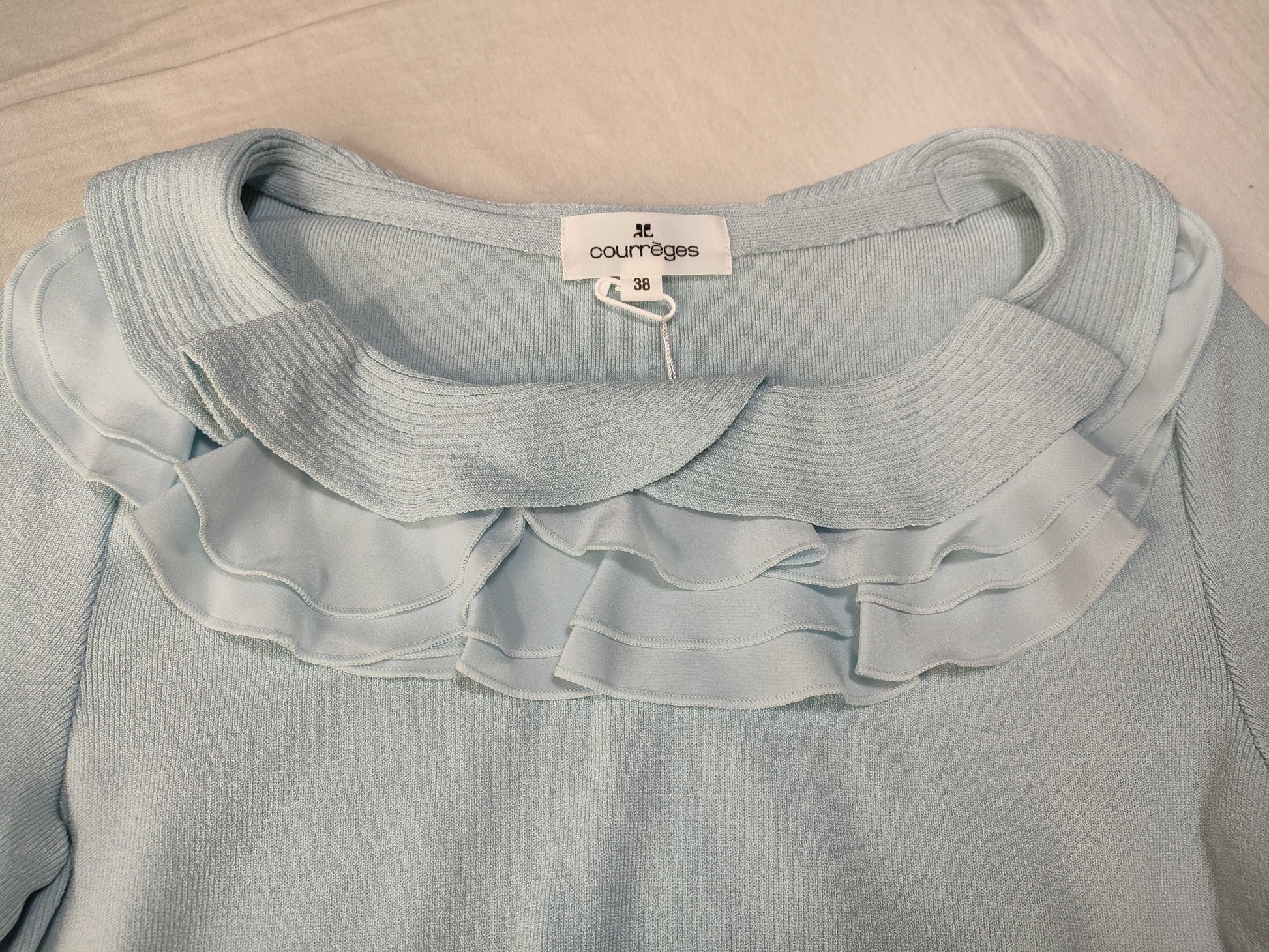 Courreges New with tags Long Sleeve Knit Top Size 38