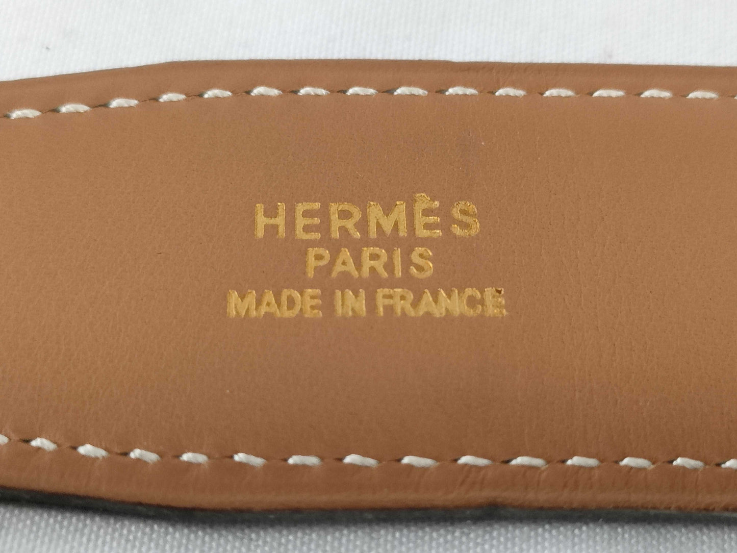 HERMES H Belt, □B Stamp, 65cm, Honbu 30,000-40,000 Yen Belt
