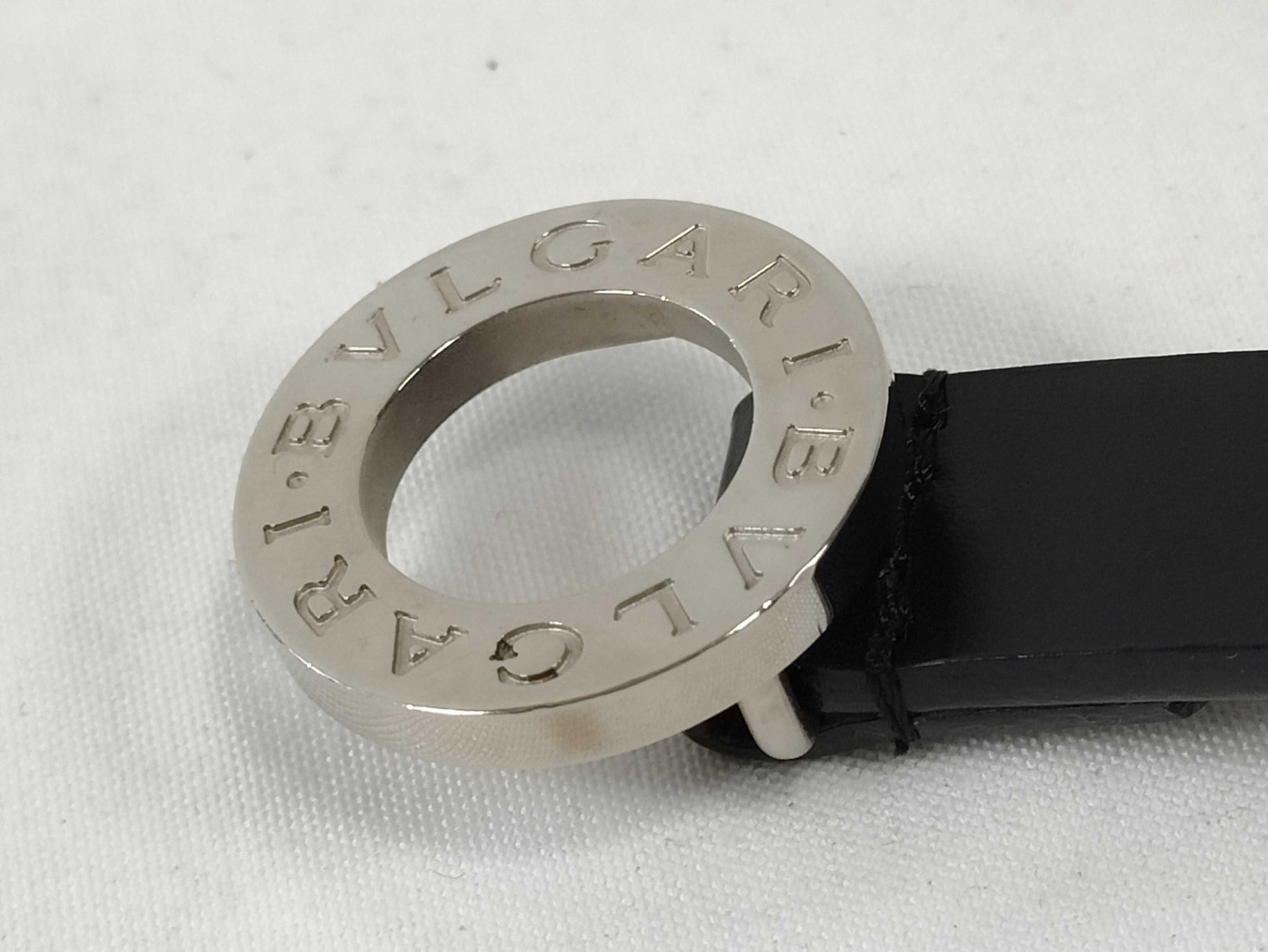 BVLGARI Bulgari Belt with Logo and Box