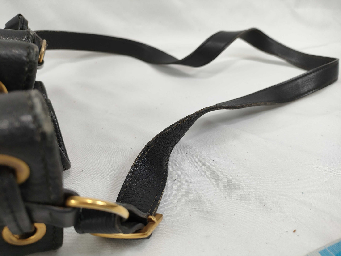 HERMES Swift Market Shoulder Bag, Black