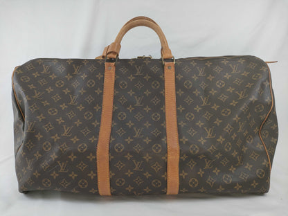 LOUIS VUITTON Monogram Keepall 60 M41422 MI8901 Brown Boston Bag