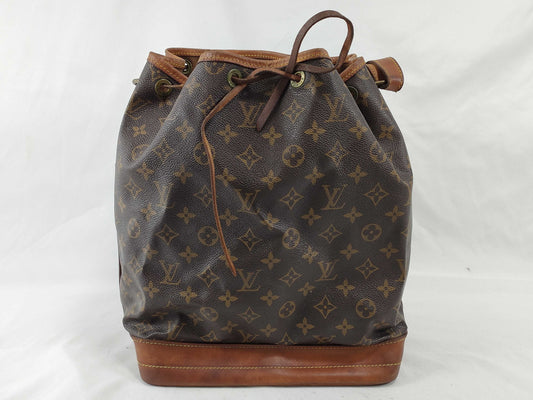 LOUIS VUITTON Monogram Noe M42224 Brown Shoulder Bag with Unclear Serial Number