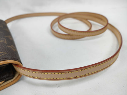 LOUIS VUITTON Monogram Pochette Twin PM M51854/CA0959 Shoulder Bag