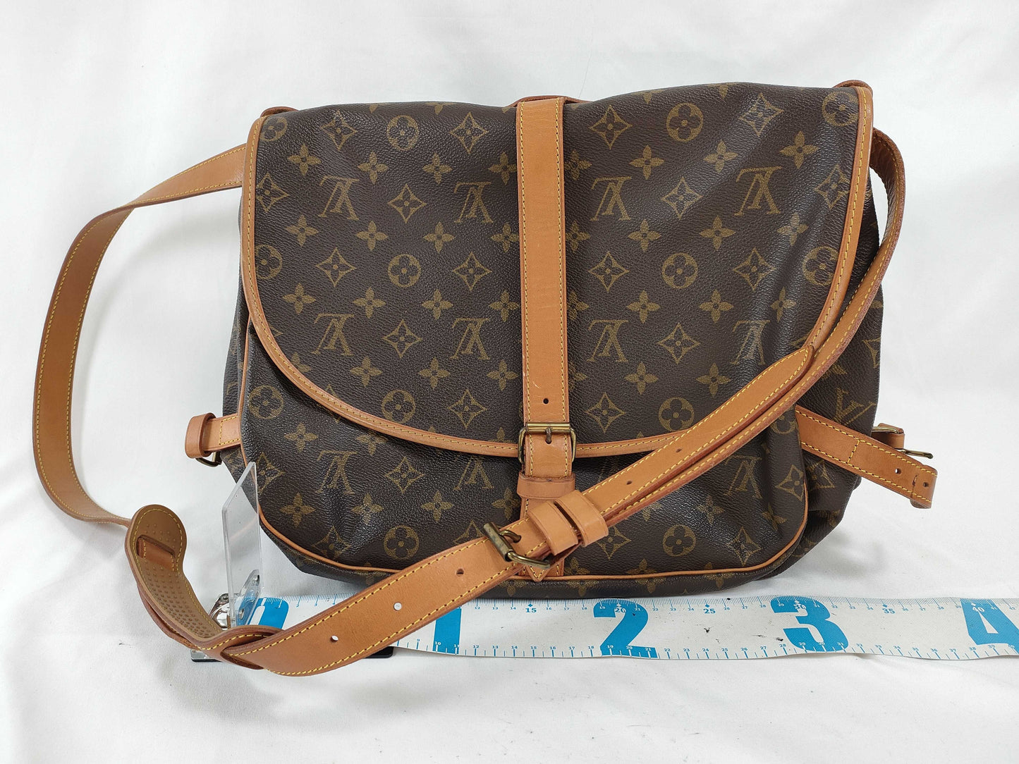 LOUIS VUITTON Monogram Saumur 30 Shoulder Bag M42256/AR1900