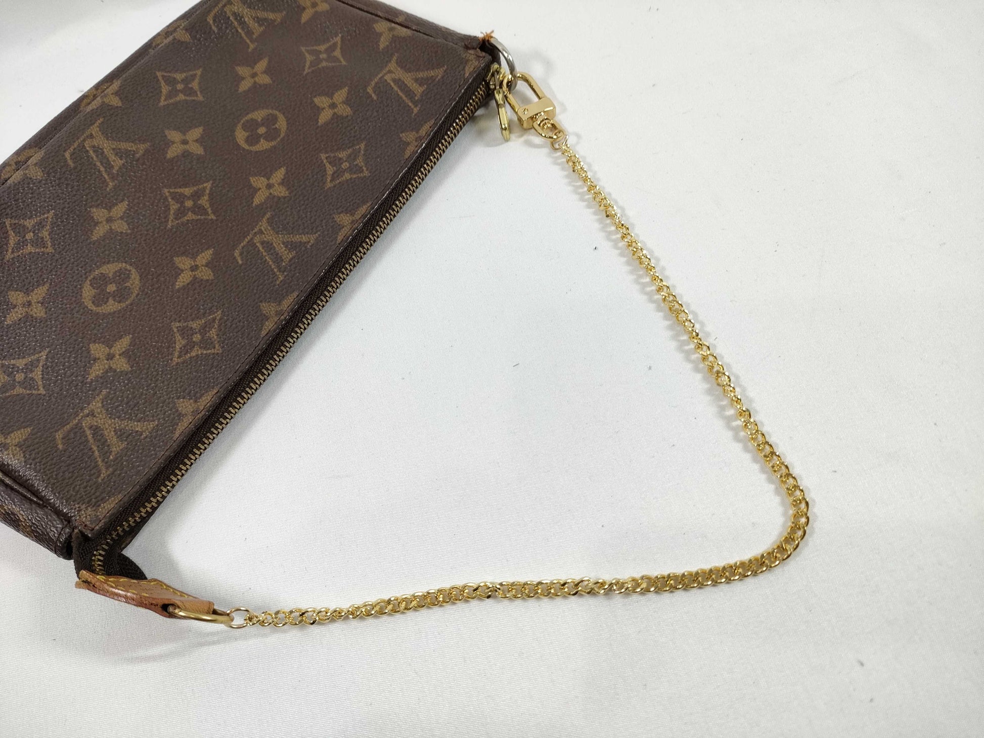 LOUIS VUITTON Monogram Pochette Accessoires CA0070 Pouch Handbag