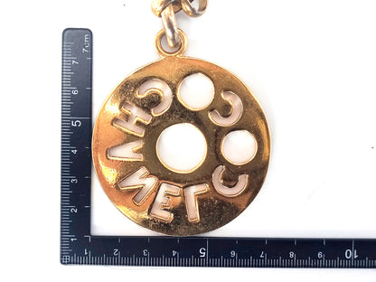 CHANEL CHANEL Logo Circle Necklace Necklace