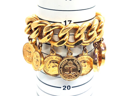 CHANEL Coin Mademoiselle 10-Strand Bracelet Bracelet/Bangle