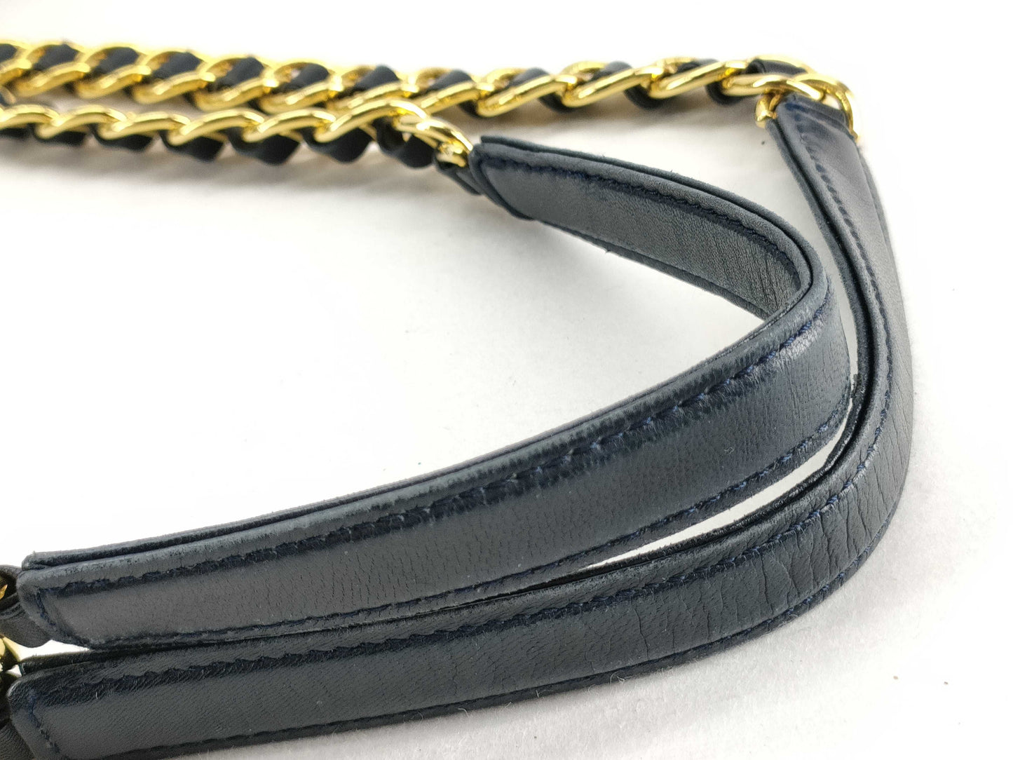 PRADA Nylon Chain Tote Bag with Black GD Hardware and Dust Bag