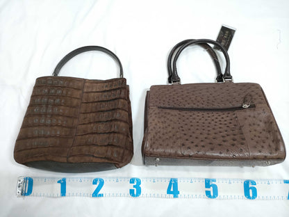 Ostrich handbag x 5 bags