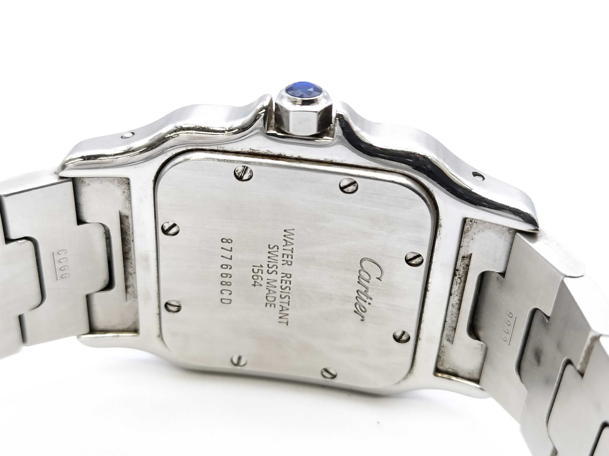 Cartier Santos Galbe LM W20060D6 1564877668CD Quartz Women's Watch