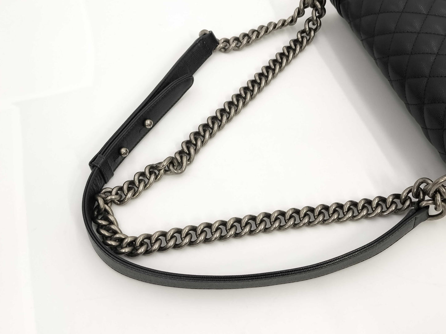 CHANEL Boy Chanel Caviar Shoulder Bag