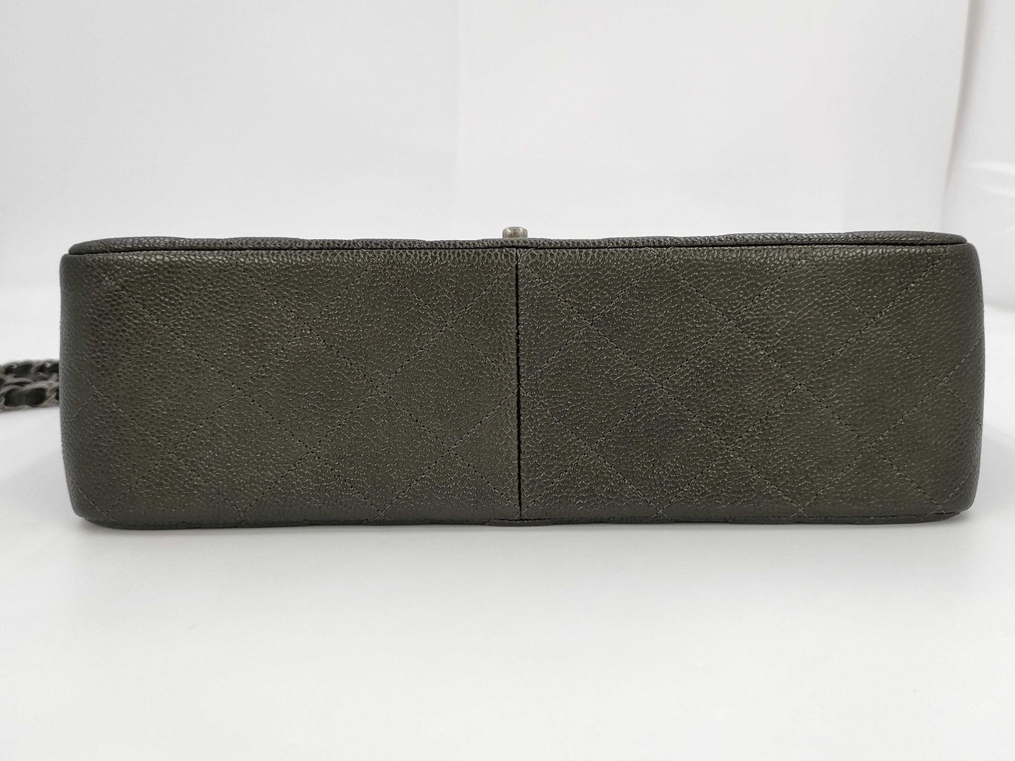 CHANEL Matelasse 30 Double Chain Shoulder Bag in Black Caviar Leather with Double Flap, A58600 24009324